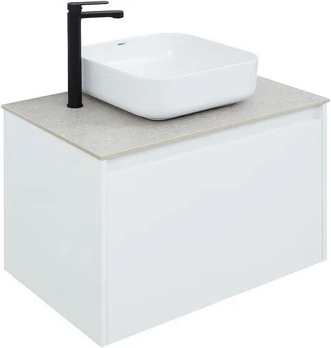 Тумба-умывальник подвесная Aquanet Nova Lite 75 белый 00242275+00242338