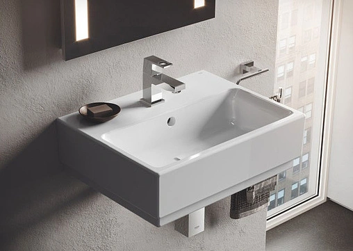 Раковина Grohe Cube Ceramic 50 белый 3947400H