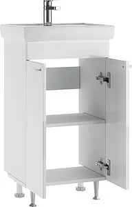 Тумба-умывальник напольная Айсберг Промо 50 белый DP2613T+4607152363494, 4