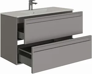 Тумба-умывальник подвесной Allen Brau Eclipse 2.0 100 платина 1.E1003.PGM 2.0+, 1