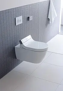 Унитаз подвесной под крышку биде Duravit Starck 3 белый 2226590000 Унитаз подвесной под крышку биде Duravit Starck 3 белый 2226590000, 4