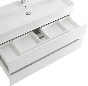 Тумба под умывальник подвесная Cezares Molveno 46 100 Bianco Ghiaccio MOLVENO 46-120-2C-SO-BG Тумба под умывальник подвесная Cezares Molveno 46 100 Bianco Ghiaccio MOLVENO 46-120-2C-SO-BG, 5