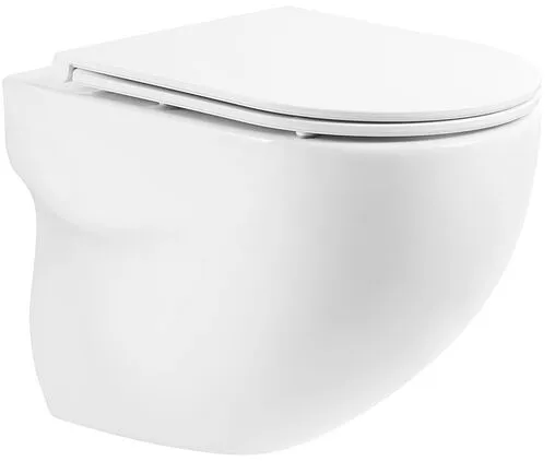 Унитаз подвесной безободковый BelBagno Onda белый BB066CHR