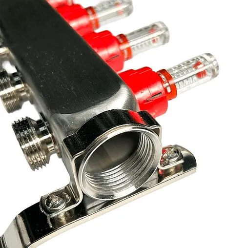 Группа коллекторная с расходомерами 6 отводов 1&quot;в/в x ¾&quot;ек Uni-fitt TECHNO 450W4306