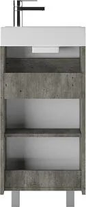 Тумба-умывальник напольная Айсберг Мечта 40 белый/бетон DM2330T+4607152362107 Тумба-умывальник напольная Айсберг Мечта 40 белый/бетон DM2330T+4607152362107, 5