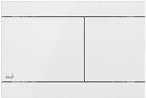 Клавиша смыва для унитаза AlcaPlast FLAT FUN-WHITE белый глянцевый Клавиша смыва для унитаза AlcaPlast FLAT FUN-WHITE белый глянцевый, 1