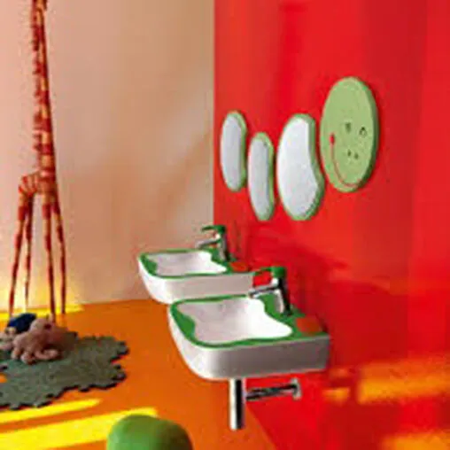 Зеркало Laufen Florakids 32.8 зелёный 4.6161.2.003.472.1