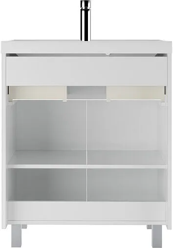 Тумба-умывальник напольная Домино Graffo 70 белый DGr2401T+4670142930037