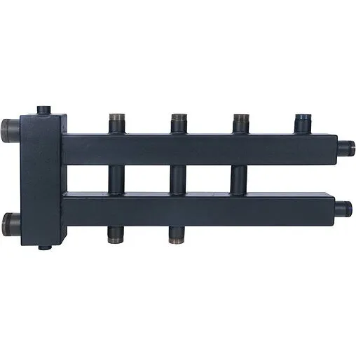 Распределительный коллектор 4 контура с гидрострелкой 1½&quot;н x 1&quot;н Rommer RDG-0018-024024