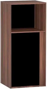 Шкаф-пенал подвесной VitrA Metropole 40 L черное акриловое стекло/сливовое дерево 58208 Шкаф-пенал подвесной VitrA Metropole 40 L черное акриловое стекло/сливовое дерево 58208, 1