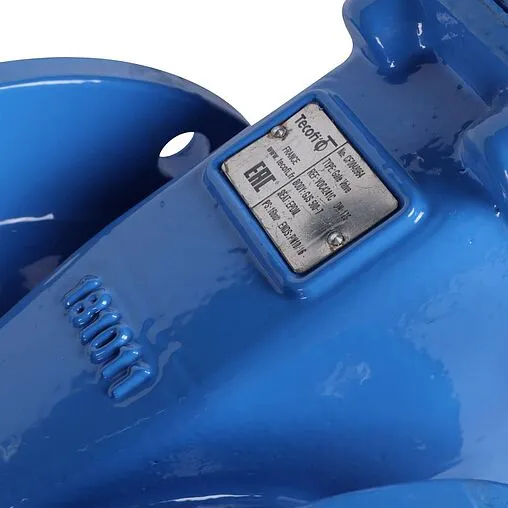 Задвижка с обрезиненным клином фланцевая Ду125 Ру16 Tecofi VOC4241C-00EP0125 Задвижка с обрезиненным клином фланцевая Ду125 Ру16 Tecofi VOC4241C-00EP0125