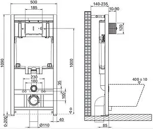 Комплект 5 в 1 BelBagno Colorato BB062CHR-MB/BB062SC-MB/BB002-80/BB007-PR-NERO.M с кнопкой черный матовый Комплект 5 в 1 BelBagno Colorato BB062CHR-MB/BB062SC-MB/BB002-80/BB007-PR-NERO.M с кнопкой черный матовый, 2