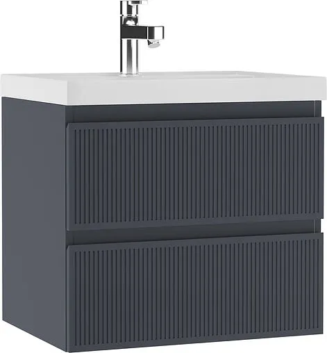 Тумба-умывальник подвесной Домино Tower 60 графит DT2503T+4670142930044