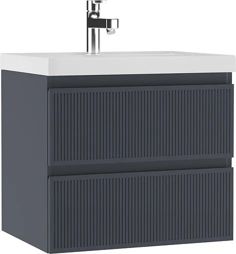 Тумба-умывальник подвесная Домино Tower 60 графит DT2503T+4670142930044