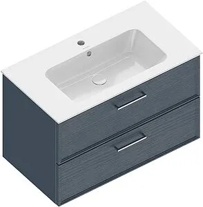 Тумба-умывальник подвесная Kerama Marazzi Piano Classic 85 ясень синий PIA.CL.85\BLU.M+PI.wb.85 Тумба-умывальник подвесная Kerama Marazzi Piano Classic 85 ясень синий PIA.CL.85\BLU.M+PI.wb.85, 5