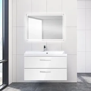Тумба-умывальник подвесная BelBagno AURORA 90 Bianco Lucido AURORA-900-2C-SO-BL+, 3