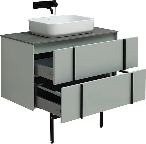 Тумба под умывальник подвесной Allen Brau Reality 90 папирус 1.32006.PWM