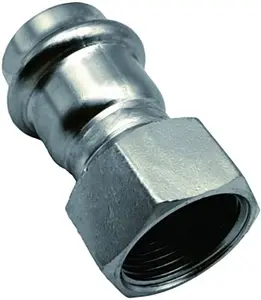 Муфта пресс переходная 22мм x ¾"в Vieir VER-PRO VPSF224 Муфта пресс переходная 22мм x ¾"в Vieir VER-PRO VPSF224, 1