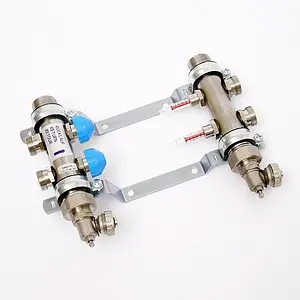 Группа коллекторная с расходомерами 2 отвода 1&quot;н/н x ¾&quot;ек Uni-fitt 455W4302, 2