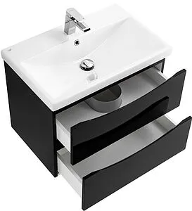 Тумба-умывальник подвесная BelBagno MARINO-CER 70 Nero Lucido MARINO-CER-700-2C-SO-NL-P+BB-0321-70-LVB, 5