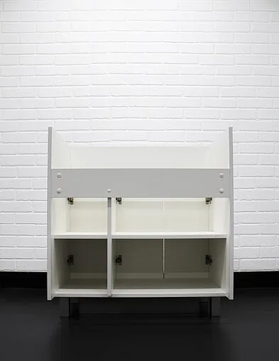 Тумба под умывальник напольный Айсберг Миранда 80/Maria 80 белый DA1624T