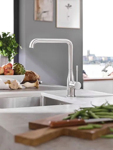 Смеситель для кухни Grohe Essence New хром матовый 30269DC0 Смеситель для кухни Grohe Essence New хром матовый 30269DC0