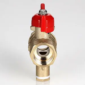 Кран шаровый для подключения датчика температуры ½"в x ½"в Valtec VT.128.GN.04 Кран шаровый для подключения датчика температуры ½"в x ½"в Valtec VT.128.GN.04, 5