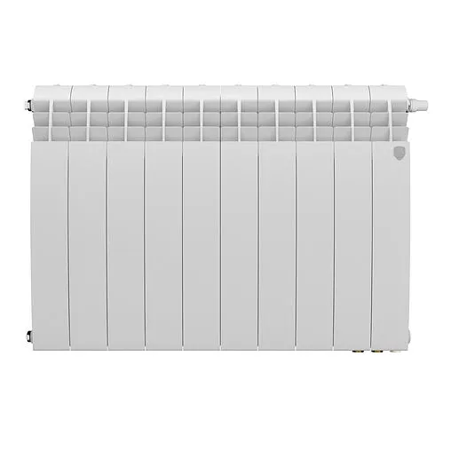 Радиатор биметаллический 10 секций нижнее правое подключение Royal Thermo Biliner 500 VR80 Bianco Traffico RTBBTVR8050010 Радиатор биметаллический 10 секций нижнее правое подключение Royal Thermo Biliner 500 VR80 Bianco Traffico RTBBTVR8050010