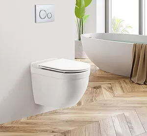 Унитаз подвесной безободковый BelBagno Senso-R белый BB017CHR, 4