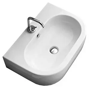 Раковина Kerasan Flo 60 белый 314201*1 Раковина Kerasan Flo 60 белый 314201*1, 1