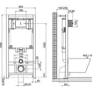 Комплект 5 в 1 BelBagno Uno BB3105CHR/SC/BB002-80/BB005-PR-CHROME с кнопкой хром глянцевый Комплект 5 в 1 BelBagno Uno BB3105CHR/SC/BB002-80/BB005-PR-CHROME с кнопкой хром глянцевый, 2