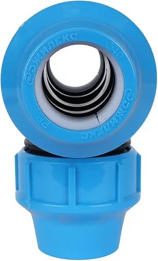 Тройник компрессионный соединительный 40мм x 40мм x 40мм Джилекс 9345