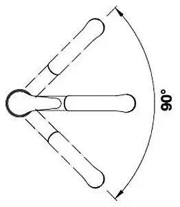 Смеситель для кухни с выдвижным изливом Blanco Daras - S тёмная скала 524199 Смеситель для кухни с выдвижным изливом Blanco Daras - S тёмная скала 524199, 3