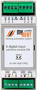 Дискретный блок расширения MyHeat DI6 6298, 1