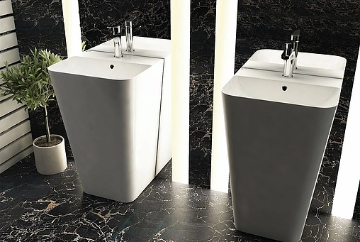 Раковина ISVEA Sott'Aqua 50 белый матовый 10SQ37001-2L