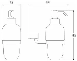 Дозатор для жидкого мыла IDDIS Renior хром RENSBC0I46, 2