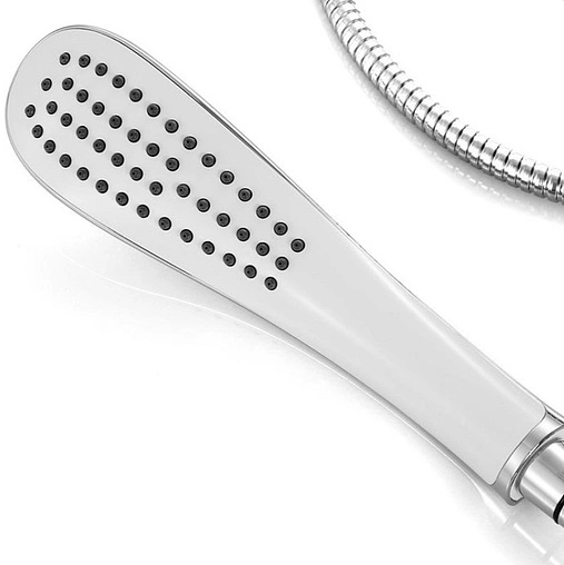 Смеситель на борт ванны на 4 отверстия IDDIS Calipso белый/хром CALSB42i07