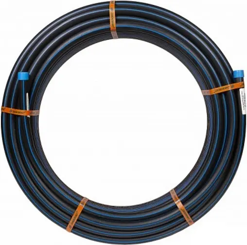 Труба ПНД питьевая Джилекс 20 x 1.8 мм SDR13.6 РЕ100 черная бухта 50м 9496