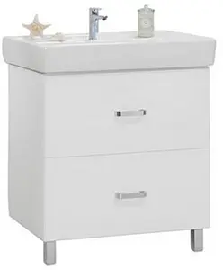 Тумба-умывальник напольная Aquaton Америна 80 H белый 1A1694K1AM010, 1