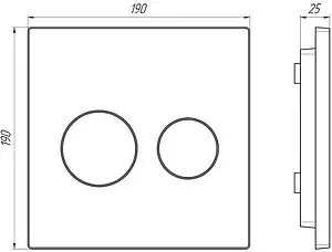 Инсталляция для подвесного унитаза Set 3 в 1 Ани Пласт WCP1310 с кнопкой белый глянцевый Инсталляция для подвесного унитаза Set 3 в 1 Ани Пласт WCP1310 с кнопкой белый глянцевый, 5