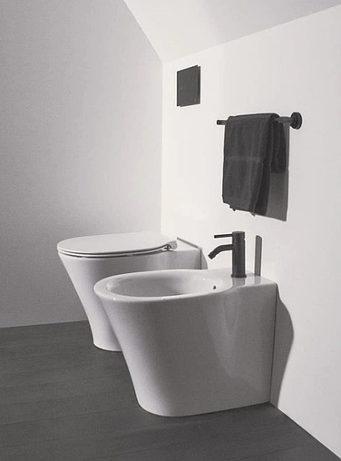 Смеситель для биде Ideal Standard Ceraline чёрный матовый BC197XG Смеситель для биде Ideal Standard Ceraline чёрный матовый BC197XG