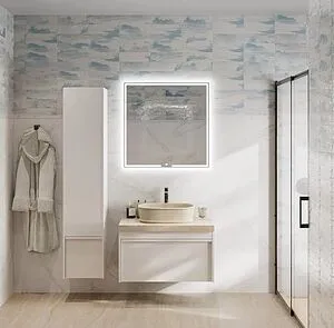 Тумба-умывальник подвесная Kerama Marazzi Modula 80 белая глянцевая MO.80.1+1\WHT+ Тумба-умывальник подвесная Kerama Marazzi Modula 80 белая глянцевая MO.80.1+1\WHT+, 4