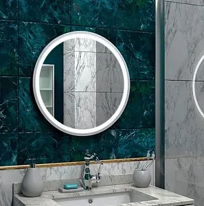 Зеркало с подсветкой Continent Style White Led 60 белый ЗЛП789 Зеркало с подсветкой Continent Style White Led 60 белый ЗЛП789, 2