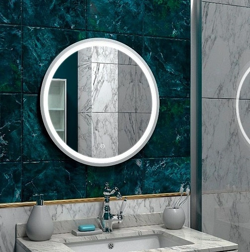 Зеркало с подсветкой Continent Style White Led 60 белый ЗЛП789