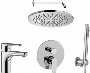 Комплект для душа 5 в 1 Paffoni Green хром 00255127 Комплект для душа 5 в 1 Paffoni Green хром 00255127, 1