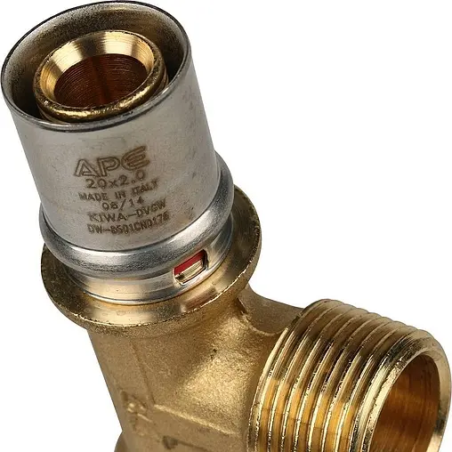 Тройник пресс переходной 20мм x ¾"н x 20мм APE AP133 20x34x20