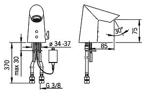 Смеситель для раковины Oras Optima хром 1714F Смеситель для раковины Oras Optima хром 1714F, 2