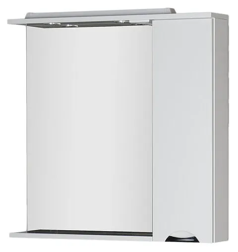 Шкаф-зеркало Aquanet Гретта 90 R белый 00179207