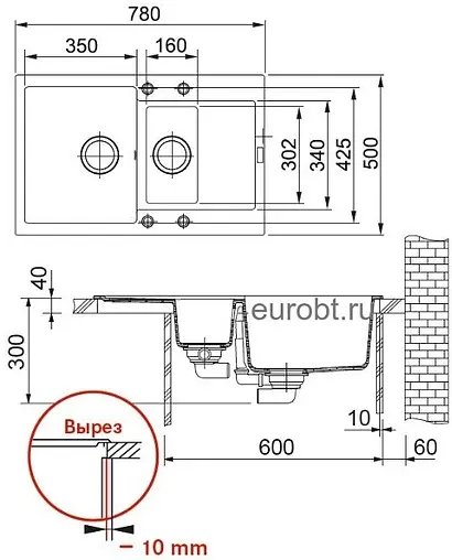 Мойка кухонная Franke Maris MRG 651-78 белый 114.0198.336