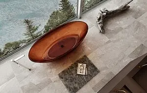 Ванна отдельностоящая прозрачная Abber Kristall 180x85 AT9702Opal Ванна отдельностоящая прозрачная Abber Kristall 180x85 AT9702Opal, 5